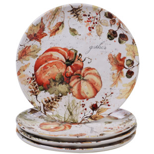 Melamine thanksgiving plates sale